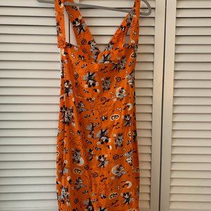 NWOT DISNEY MICKEY MOUSE VAMPIRE HALLOWEEN OVERALLS HOT TOPIC 2XL PLUS